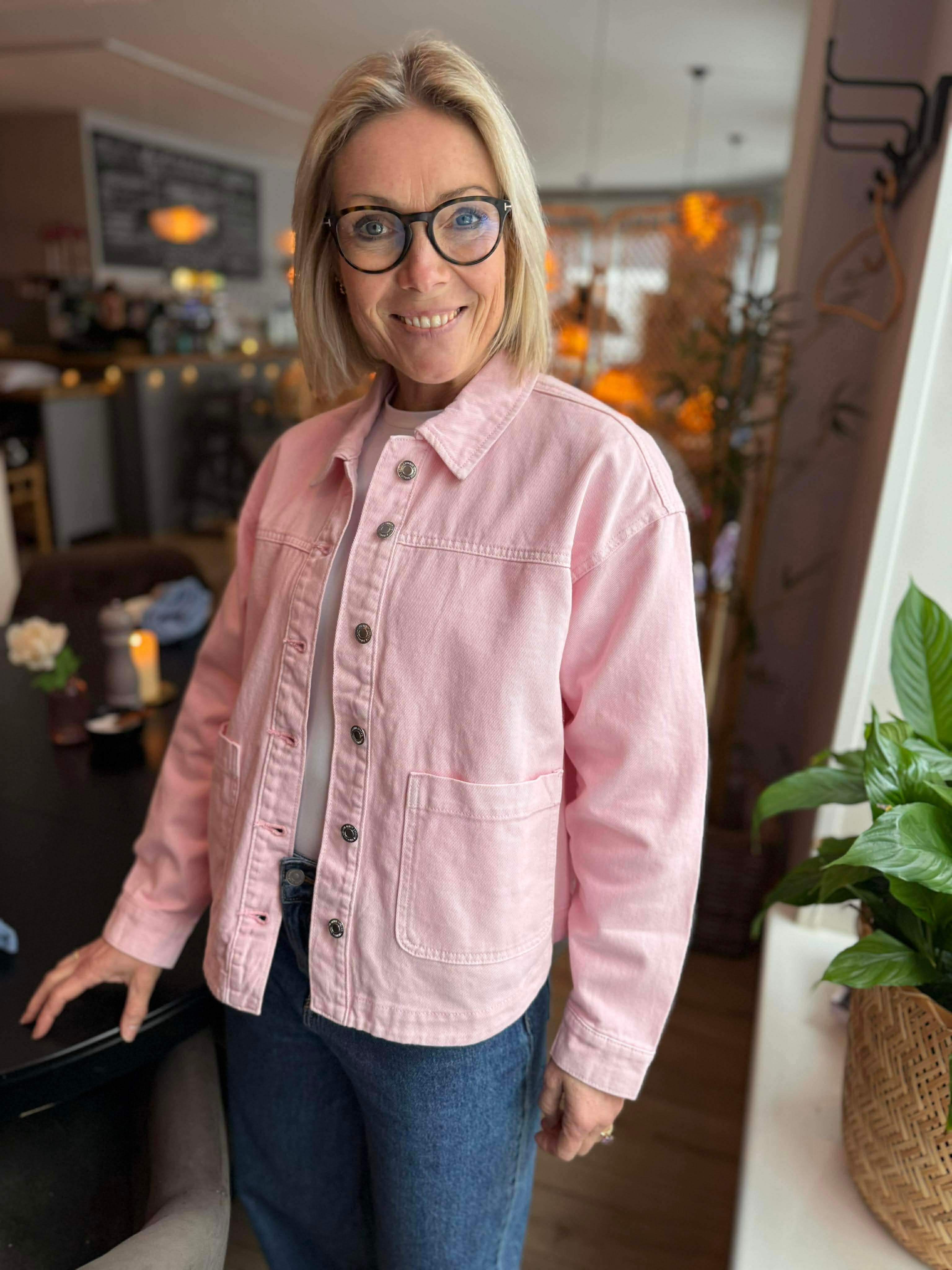VMJAMIE Denim Jacket - Parfait Pink